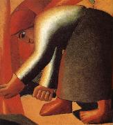 Kasimir Malevich Harvest Woman oil